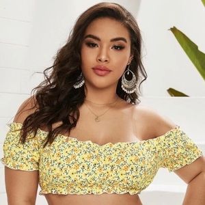 SHEIN Yellow bikini top